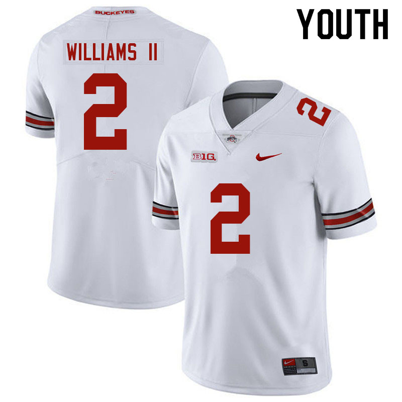 Youth #2 Kourt Williams II Ohio State Buckeyes College Football Jerseys Sale-White